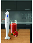 Frullatore ad immersione,Braun Multiquick 1 MQ 101 Bicchiere 600 ml, 450 W, Plastica, Bianco