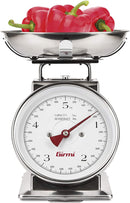 Girmi PS90 Bilancia Meccanica da Cucina, 5 kg, Acciaio Inox