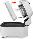 Friggitrice ad Aria Calda, 1 kg, 1400 W, Plastica, Bianco, Delonghi FH2101/1.W IDEALFRY